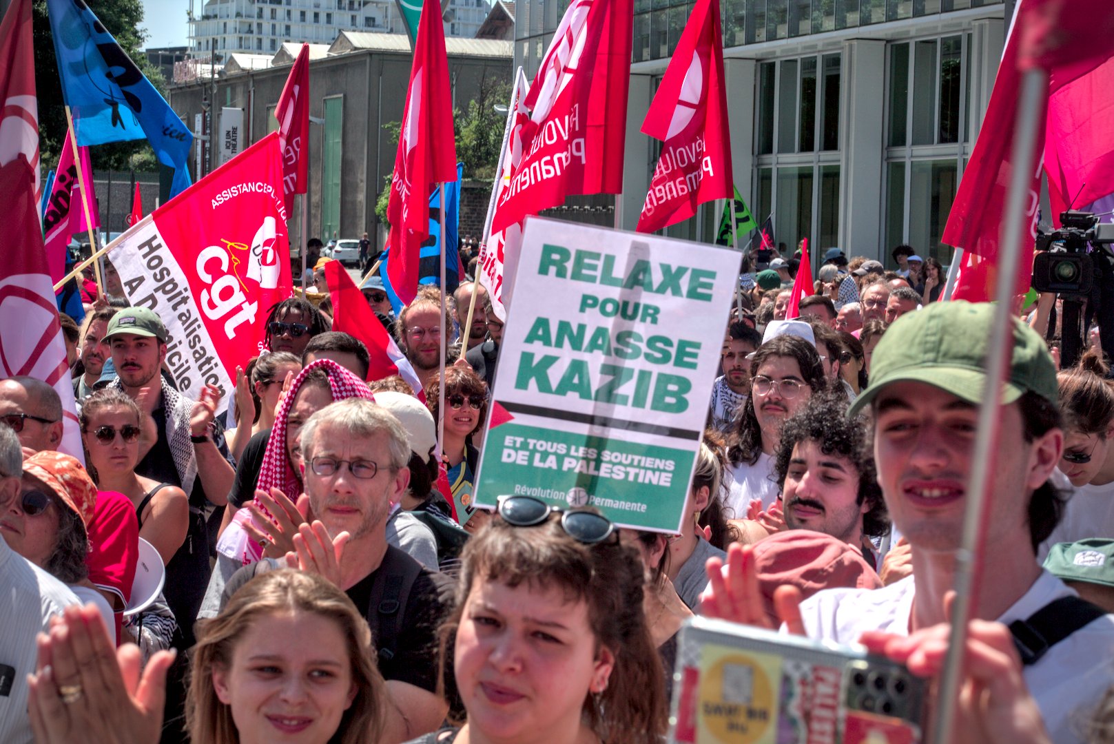 Paris. Rassemblement en soutien à Anasse Kazib.