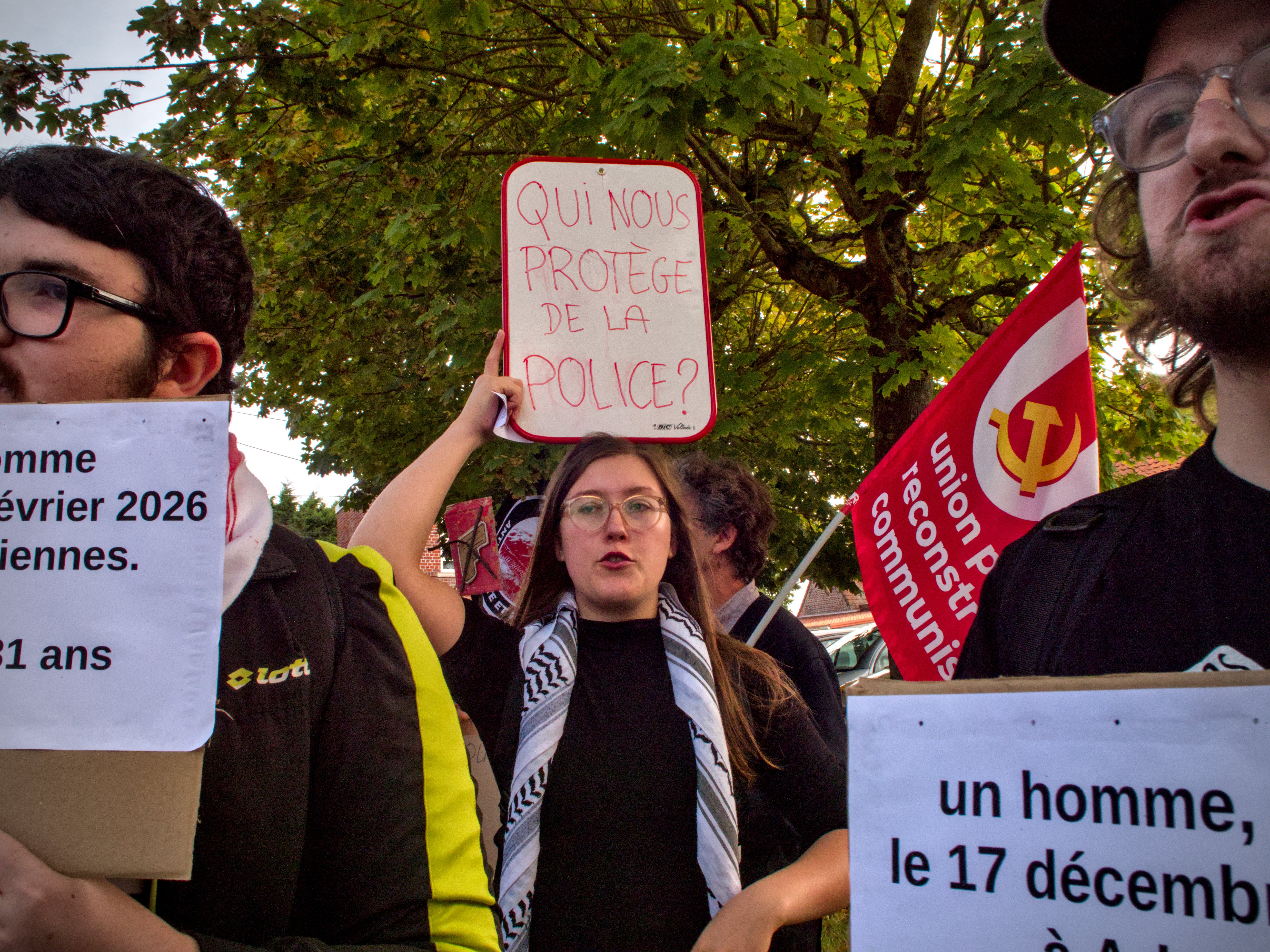 Manifestation contre la loi dite "permis de tuer" et pour Zakariyya.