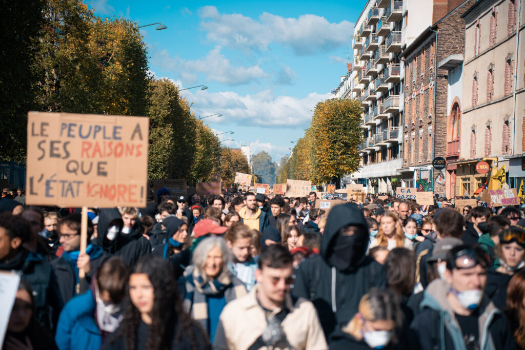 FRANCE MANIFESTATION CONTRE LA VIE CHER A RENNES